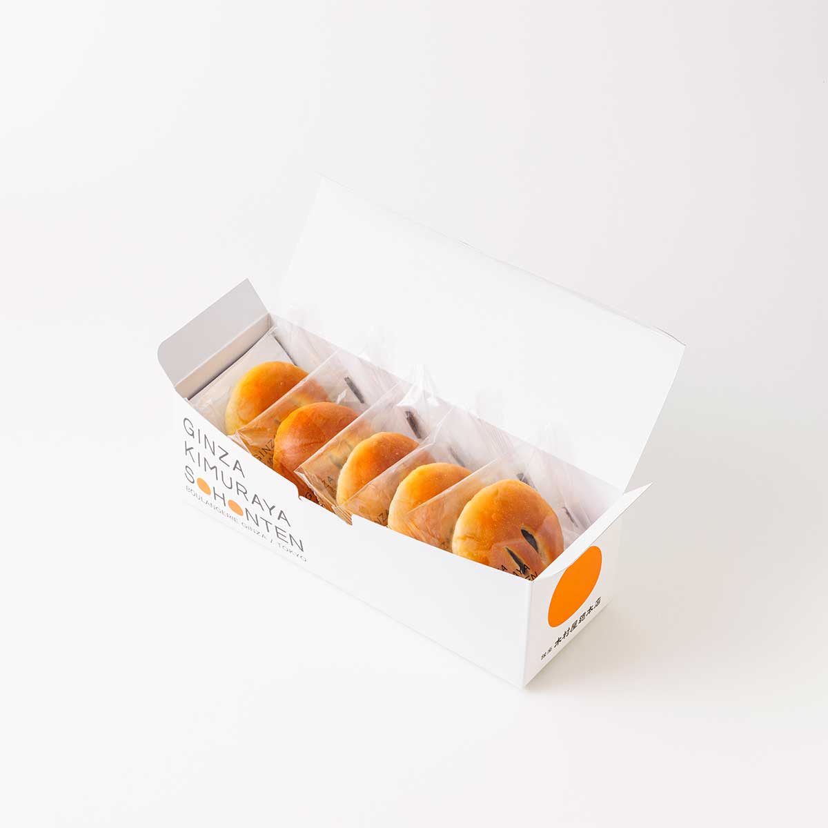 酒種あんぱん 小倉 5入 – 木村屋オンラインショップ