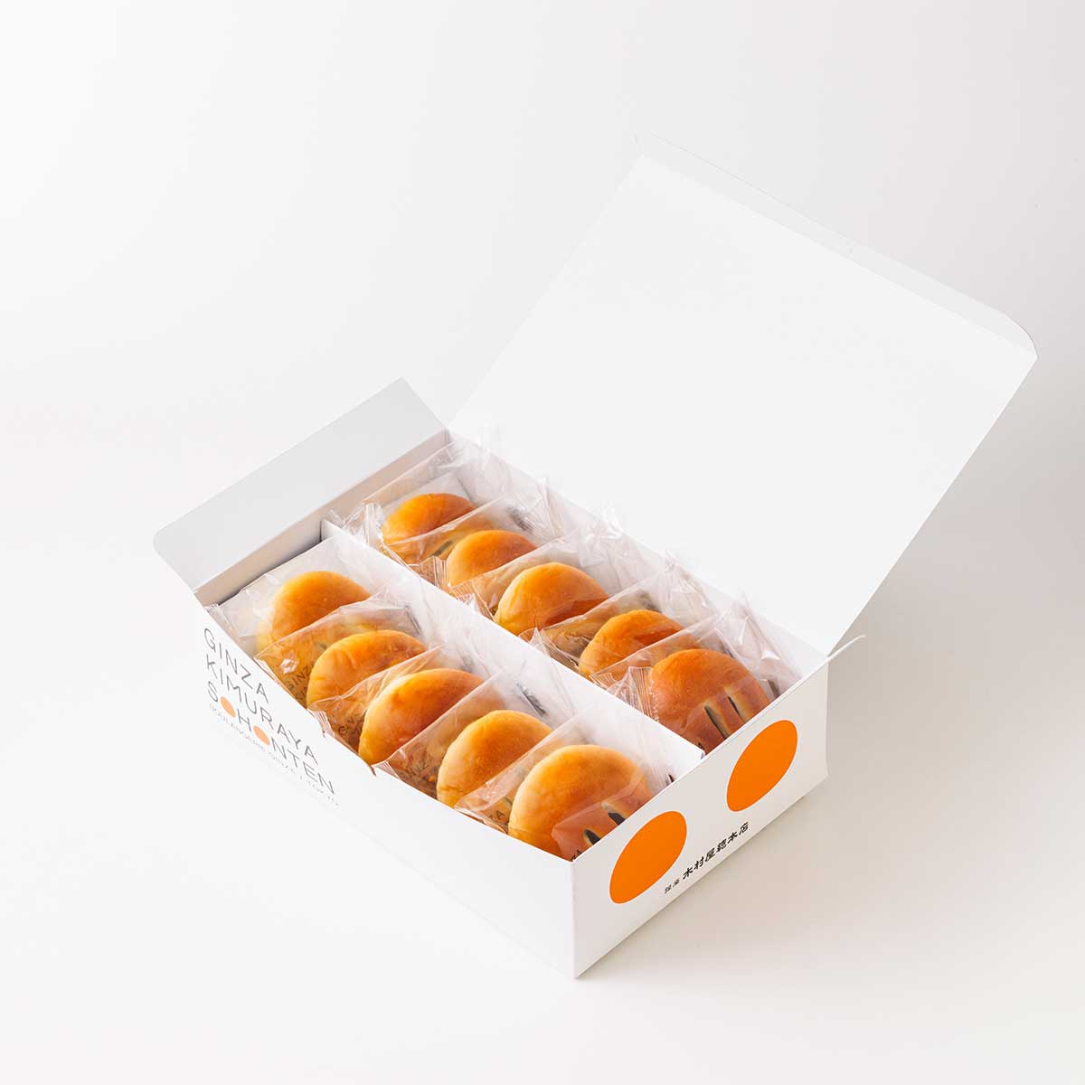 酒種あんぱん 小倉 10入 – 木村屋オンラインショップ