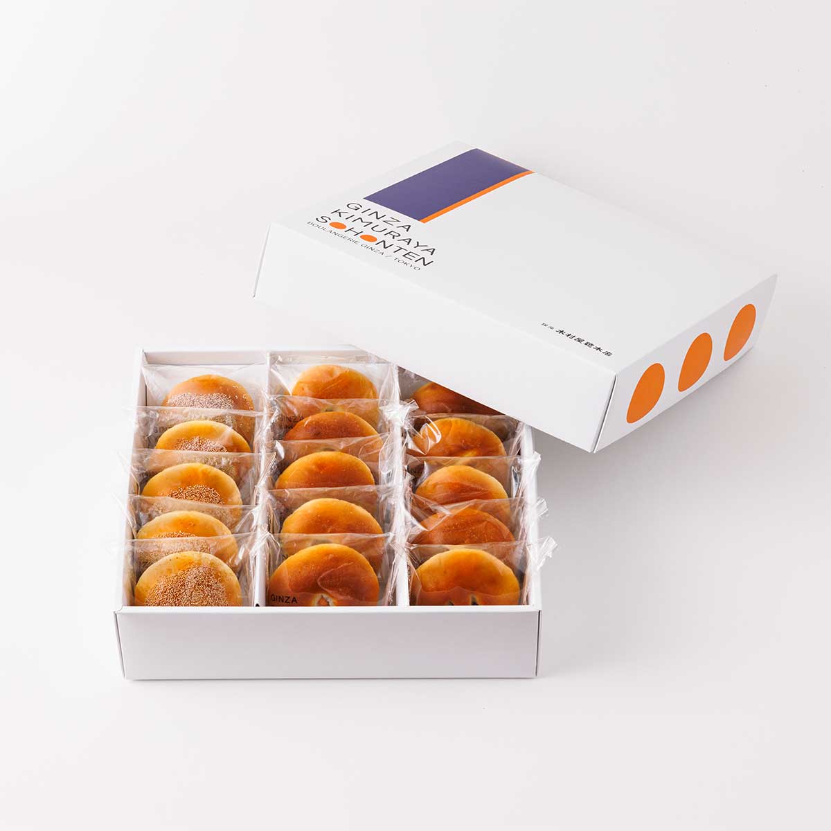 酒種あんぱん 桜・小倉・けし 15入 – 木村屋オンラインショップ