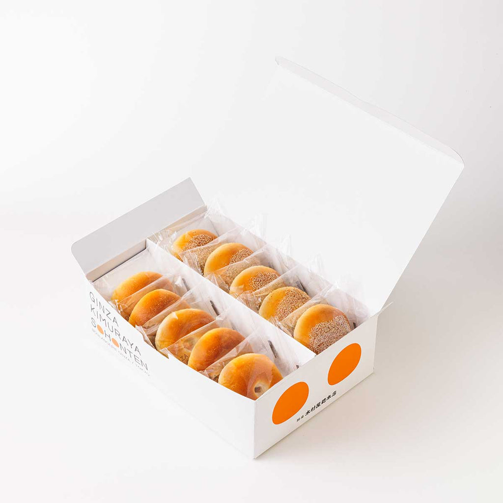 ばんばんざい　まとめうり 酒種あんぱん 桜・けし 10入 – 木村屋オンラインショップ