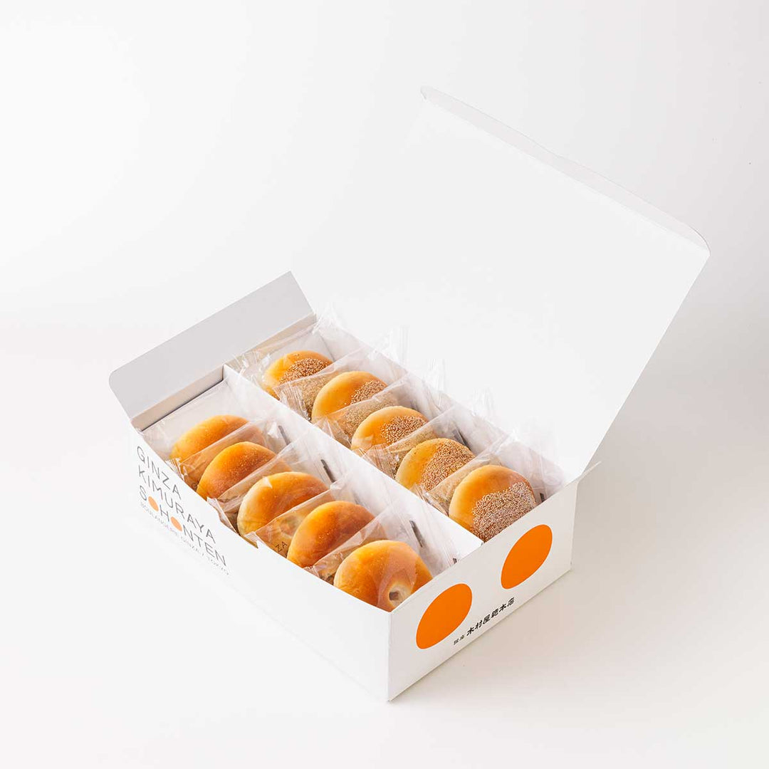 酒種あんぱん 桜・けし 10入 – 木村屋オンラインショップ